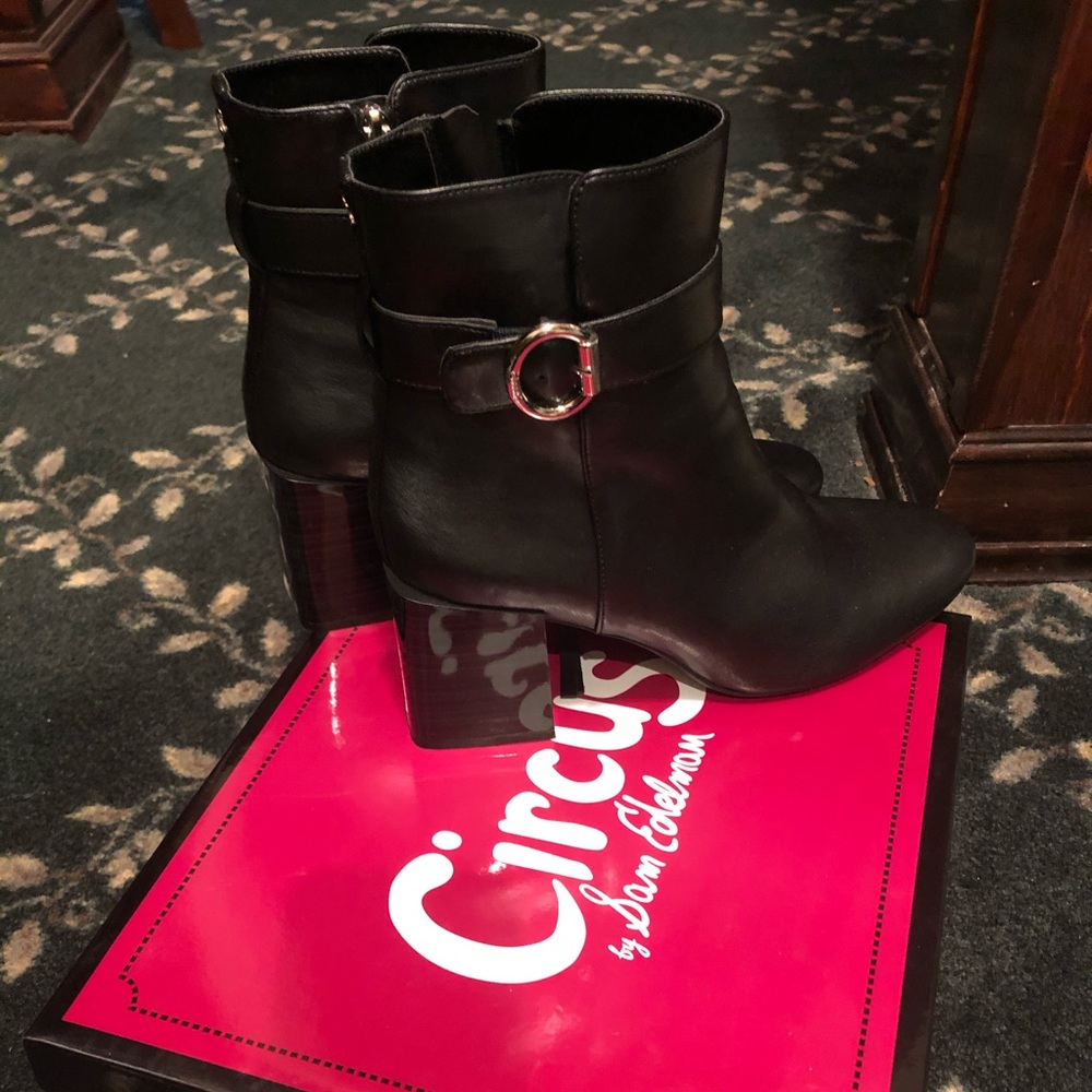 Circus Sam Edelman Tenley blk Bootie size 9.5 NEW